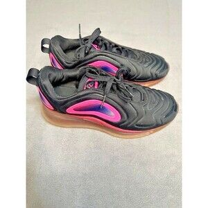 Nike Air Max 720 GS Black Laser Fuchsia Pink Size 6Y / Womens 7.5 AQ3196-007